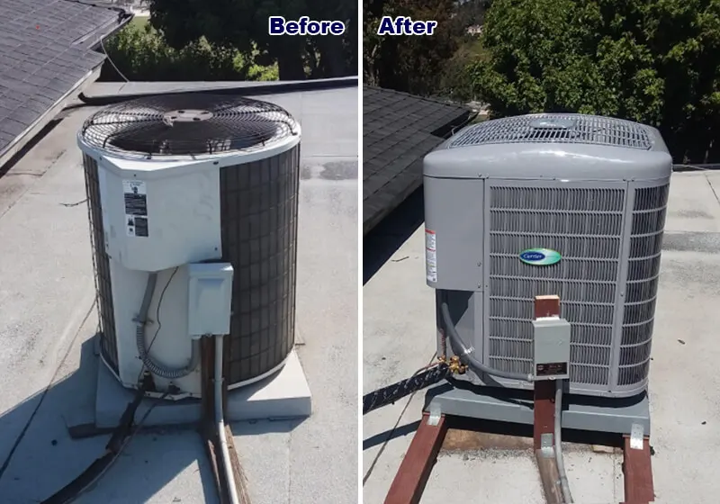 Air conditioner installation, Orange County