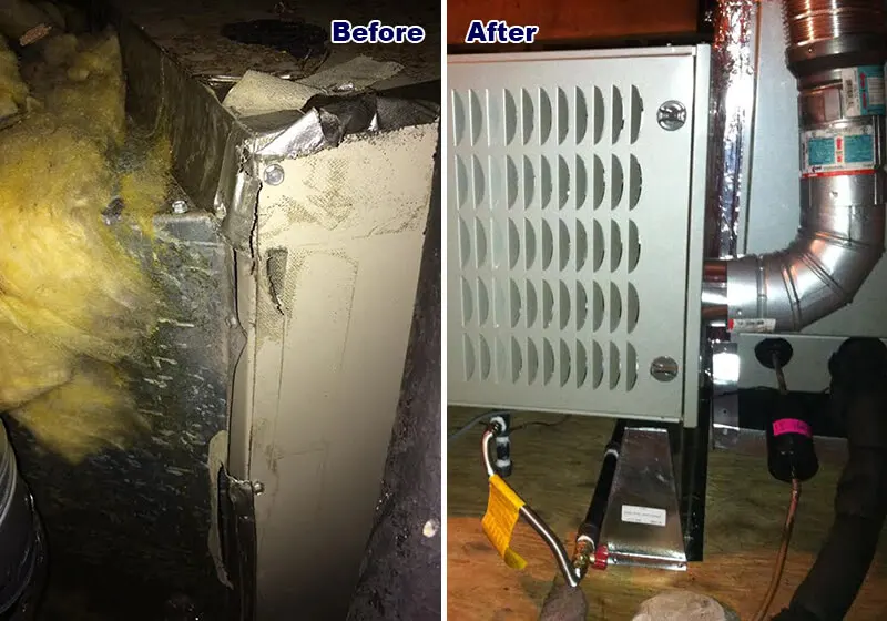 Leaking Ductwork Replacement