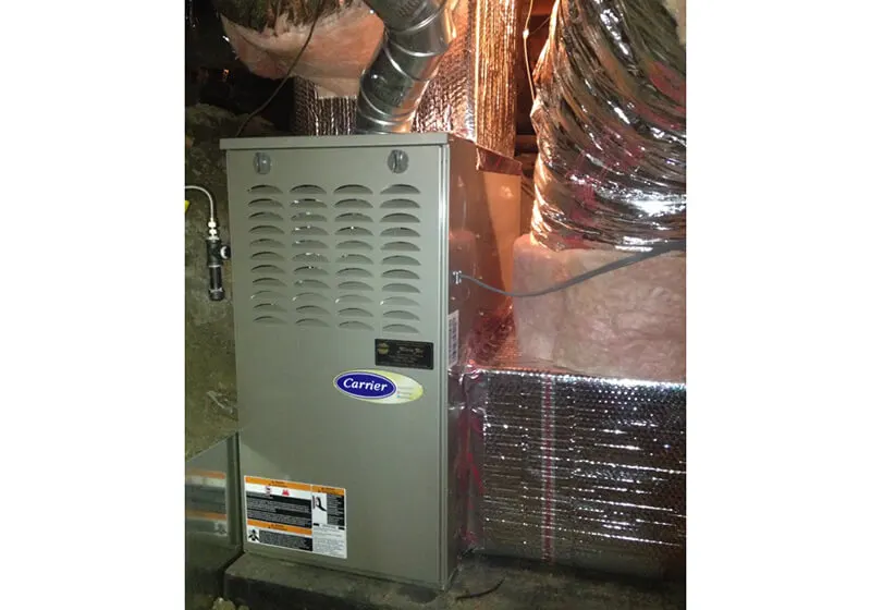 Carrier Gravity Furnace Installation