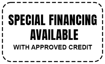 Special Financing Available with Approved Credit
